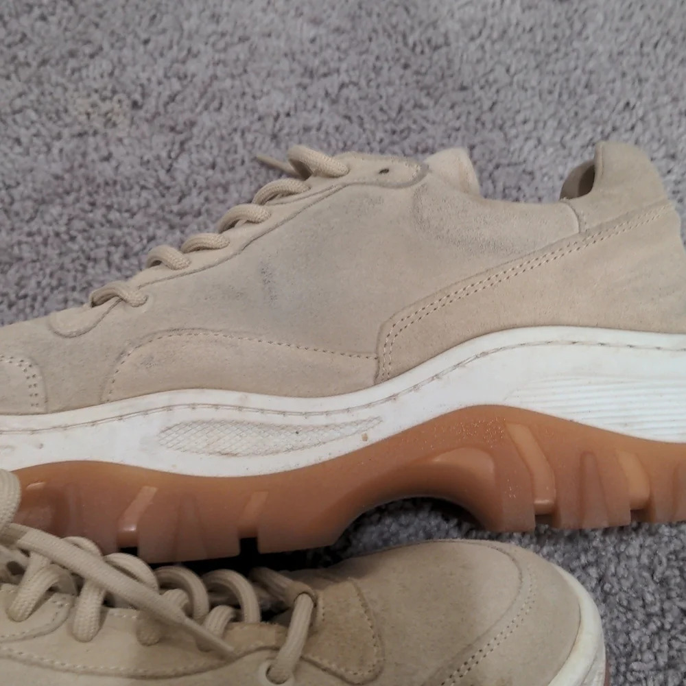 Bronx Jaxstar Trainer Sneaker‎ Tan Suede Platform Sneakers Size 41 - Picture 11 of 11